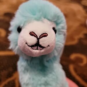 Ideal Toys Direct Llama Alpaca Soft Plush Stuffed 7" Blue  2020 NWT Collectibles